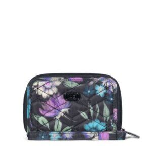 Lug Rodeo 2 Compact Unisex Wallet - RFID Protected, Bloom Black 880479254346